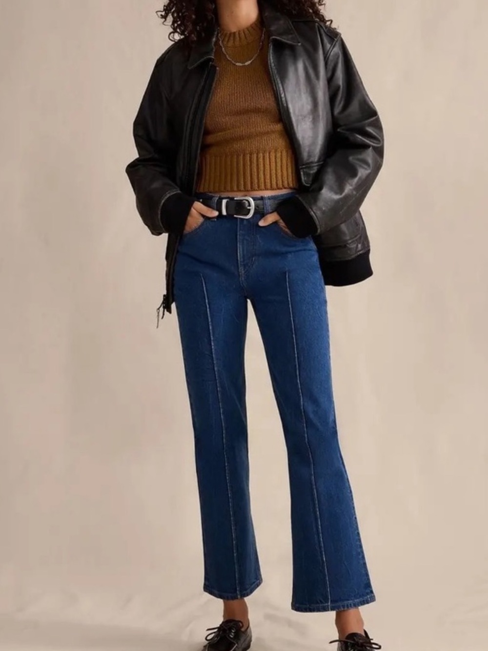 Banana Republic Stone Wash High Rise Bootcut Cropped Jeans NWT 826985 Size 29